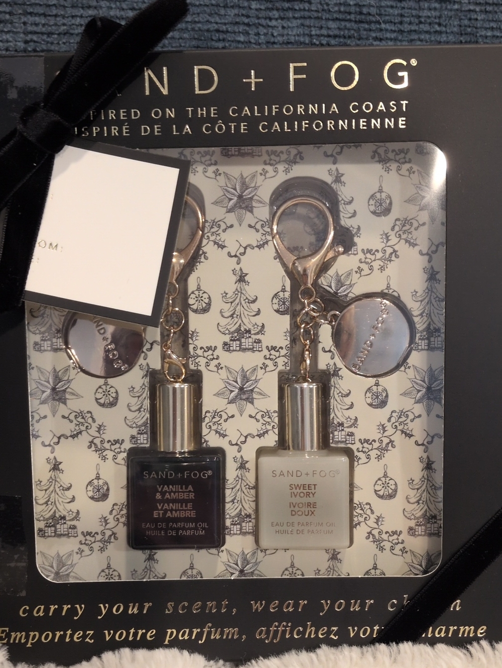 Sand And Fog Vanilla & Amber + Sweet Ivory Charms